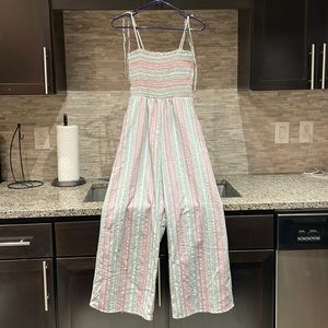 Linen striped jumper